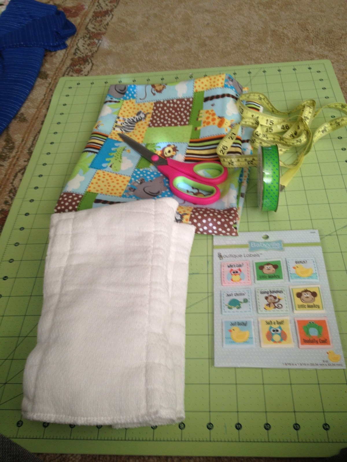 Burp Cloth Tutorial A Different Design The Stitching Scientist